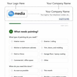 Contact Wizard – Painting Lead Form