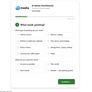 Contact Wizard – Painting Lead Form
