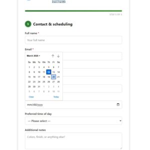 Contact Wizard – Painting Lead Form